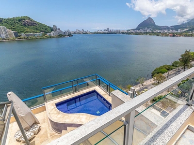 Cobertura em Lagoa, Rio de Janeiro/RJ de 495m² 4 quartos à venda por R$ 9.989.000,00