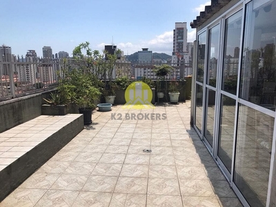 Penthouse em Boqueirão, Santos/SP de 194m² 4 quartos à venda por R$ 794.000,00