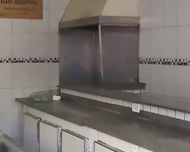 PONTO/ SALÃO/ LOJA/ Montado para Restaurante/ Lanchonete! 80m² Construído - Santo Amaro, S