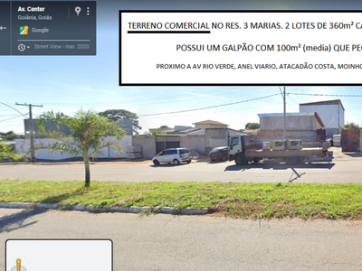 Terreno em Setor Três Marias I, Goiânia/GO de 720m² à venda por R$ 273.980,00