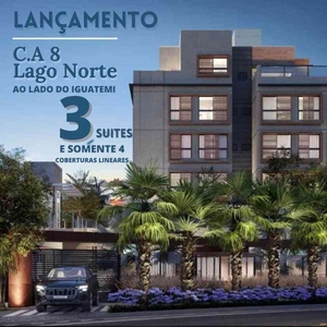 Apartamento com 3 quartos à venda no bairro Lago Norte, 112m²
