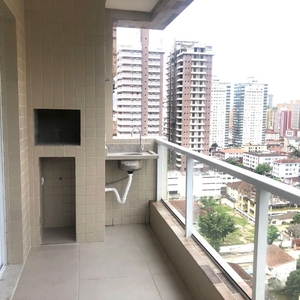 Apartamento em Canto do Forte, Praia Grande/SP de 81m² 3 quartos para locação R$ 4.200,00/mes