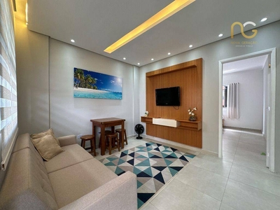 Apartamento em Vila Guilhermina, Praia Grande/SP de 40m² 1 quartos à venda por R$ 294.000,00