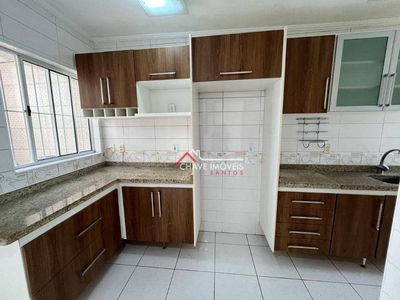 Casa em Macuco, Santos/SP de 87m² 2 quartos à venda por R$ 427.000,00 ou para locação R$ 3.000,00/mes