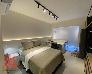 Apartamento, 26 m² - venda por R$ 650.000,00 ou aluguel por R$ 4.744,00/mês - Moema - São