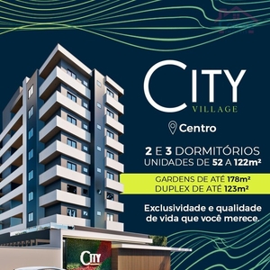 Apartamento City Village - 02 Quartos com Garden , Vila Bancária - Campo Largo/PR