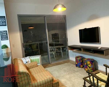 Apartamento com 1 dormitório para alugar, 55 m² por R$ 3.600,00/mês - Chácara Santo Antôni