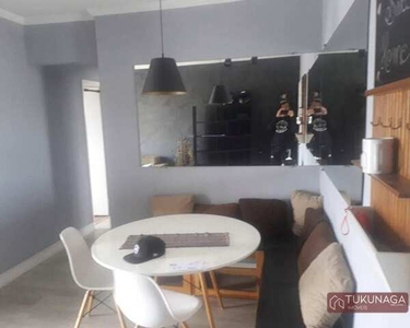 Apartamento com 2 dormitórios para alugar, 62 m² por R$ 2.540,00/mês - Jardim Barbosa - Gu