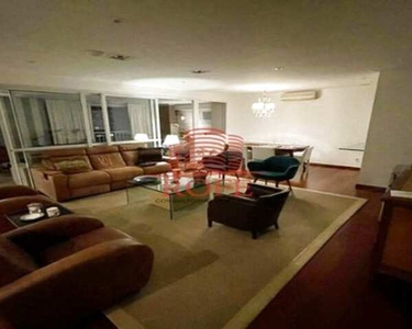Apartamento com 3 dormitórios para alugar, 181 m² por R$ 26.920,00/mês - Moema - São Paulo
