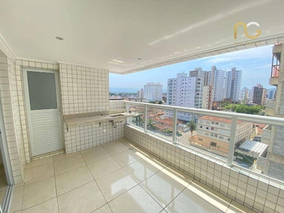 Apartamento em Vila Mirim, Praia Grande/SP de 87m² 2 quartos à venda por R$ 439.000,00