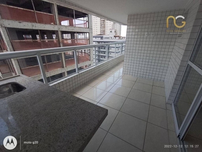 Apartamento em Vila Mirim, Praia Grande/SP de 87m² 2 quartos à venda por R$ 519.000,00