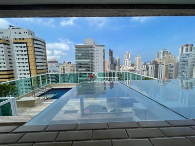 Apartamento em Gonzaga, Santos/SP de 51m² 1 quartos à venda por R$ 452.000,00 ou para locação R$ 3.700,00/mes