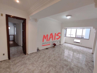 Apartamento em Gonzaga, Santos/SP de 90m² 2 quartos para locação R$ 3.400,00/mes