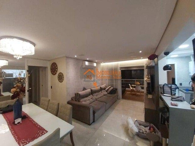 Apartamento em Jardim Santa Mena, Guarulhos/SP de 94m² 3 quartos à venda por R$ 889.000,00