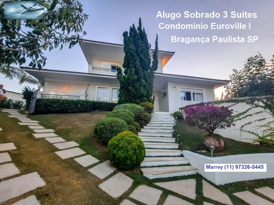 Casa em Residencial Euroville, Bragança Paulista/SP de 250m² 3 quartos para locação R$ 9.000,00/mes