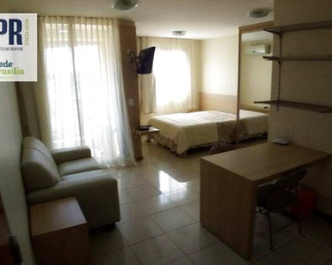 Flat com 1 dormitório para alugar, 30 m² por R$ 2.400,00/mês - Asa Norte - Brasília/DF