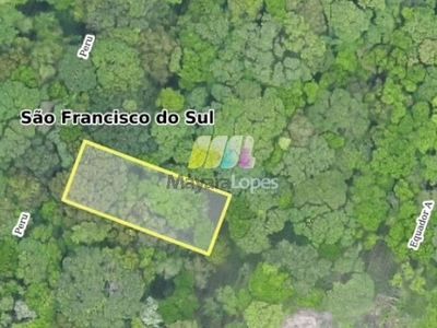 Terreno em Praia Do Ervino, São Francisco Do Sul/SC de 10m² à venda por R$ 70.000,00