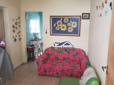 Apartamento com 1 dormitório à venda, 45 m² por r$ 185.000,00 - vila guilhermina - praia grande/sp