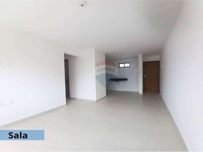 Apartamento para locação anual com 57,24m² 2 quartos, sendo 1 suíte por r$ 1.850,00 no bessa em joão pessoa/pb