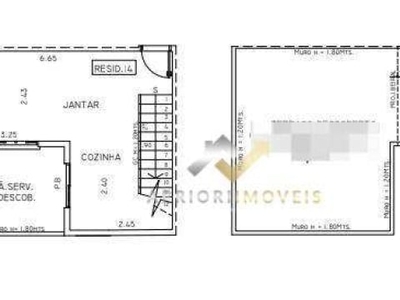 Cobertura com 2 dormitórios à venda, 88 m² por r$ 349.000 - vila luzita - santo andré/sp