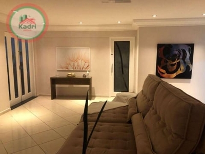 Cobertura com 3 dormitórios à venda, 187 m² por r$ 800.000,00 - tupi - praia grande/sp