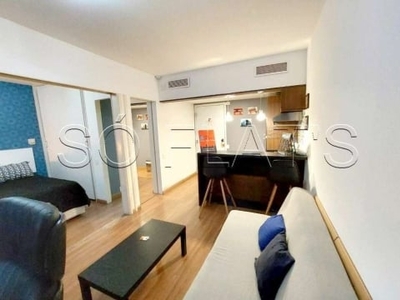 Flat ninety 35m² 1 dormitório 1 vaga para locação no jardim paulista.