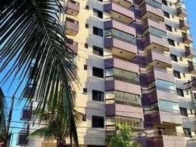 Apartamento com 2 dormitórios para alugar, 90 m² por r$ 2.500,01/mês - tupi - praia grande/sp