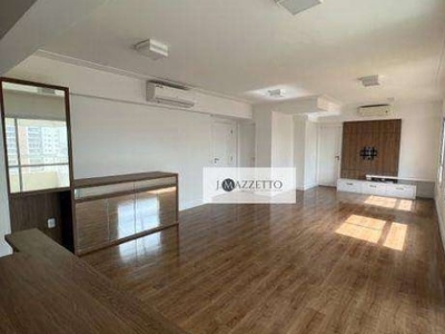 Apartamento com 3 dormitórios para alugar, 128 m² por r$ 6.436,34/mês - jardim pau preto - indaiatuba/sp