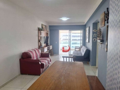 Apartamento com 2 dormitórios, 80 m² - venda por r$ 810.000,00 ou aluguel por r$ 5.000,00/mês - astúrias - guarujá/sp