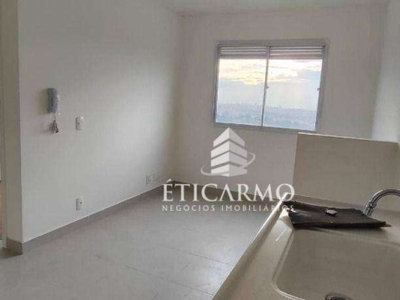 Apartamento com 2 dormitórios para alugar, 32 m² por r$ 1.500,00/mês - fazenda aricanduva - são paulo/sp