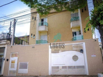 Cobertura com 2 dormitórios, 101 m² - venda por r$ 690.000,00 ou aluguel por r$ 7.106,00/mês - vila assunção - santo andré/sp