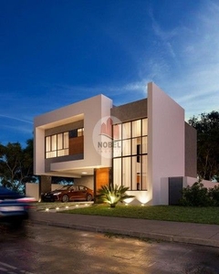 Casa de alto padrão para venda com 4/4 no Cond. Amarilis, bairro Papagaio REF: 6569
