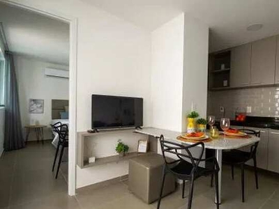 Apartamento para aluguel com 35m² com 1 quarto mobiliado em Espinheiro - Recife - PE