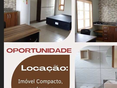 Imóvel compacto mobiliado disponível a locação