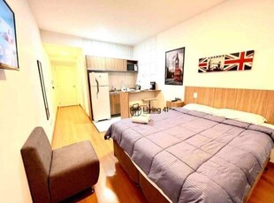 Apartamento com 1 dormitório para alugar, 26 m² por r$ 2.343,45/mês - centro - curitiba/pr