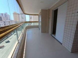 Apartamento com 3 quartos, 133 m² - venda por r$ 850.000 ou aluguel por r$ 5.500/mês - aviação - praia grande/sp