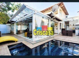 Casa com 4 dormitórios à venda, 400 m² por r$ 1.395.000,00 - ponta de manguinhos - armação dos búzios/rj