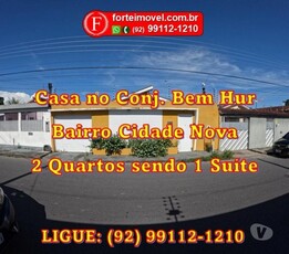 Casa de 2 Quartos no Conjunto Ben Hur