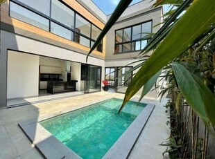 Casa sobrado alto padrão, com 307m², 4 quartos/suítes, à venda no condomínio terras de siena em ribeirão preto/sp i imobiliária brioni imóveis