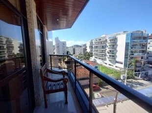 Cobertura com 4 dormitórios para alugar, 278 m² - passagem - cabo frio/rj