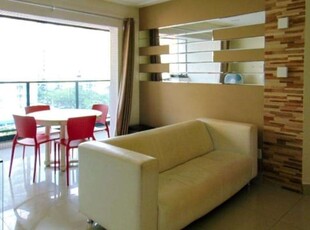 Flat com 2 dormitórios para alugar, 70 m² - pitangueiras - guarujá/sp