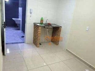 Kitnet com 1 dormitório para alugar, 30 m² por r$ 810,00/mês - picanço - guarulhos/sp