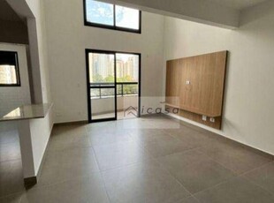 Loft com 1 dormitório para alugar, 78 m² por r$ 5.253,01/mês - jardim aquarius - são josé dos campos/sp