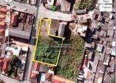 Terreno à venda, 1800 m² por r$ 2.500.000,00 - chico de paula - santos/sp