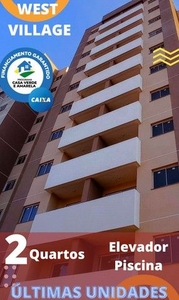 Apartamento Novo no Álvaro Weyne, Elevador, 2 Quartos, R$ 185.800,00