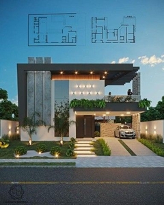Casa com 4 dormitórios à venda, 433 m² por R$ 4.100.000,00 - Alphaville Fortaleza - Eusébi