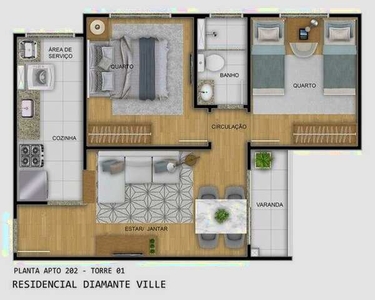 Apartamento 47 m² com 2 quartos no Jardim Nova Europa em Campinas - SP