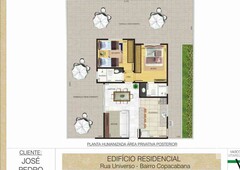 Apartamento com 3 quartos à venda no bairro Copacabana, 66m²