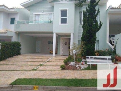 Casa com 4 dormitórios para alugar, 372 m² por r$ 20.358,00/mês - condomínio sunset - sorocaba/sp