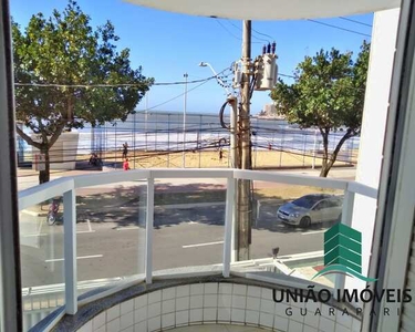 Apartamento 02 quartos para locação temporada na av. Beira Mar, com vista para Praia do Mo